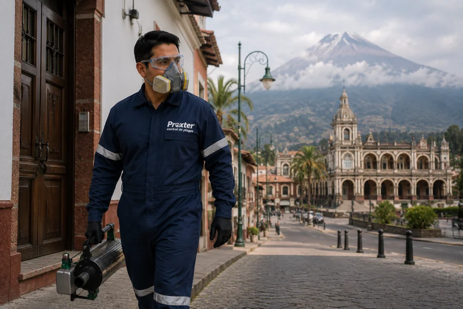 Fumigación en Orizaba